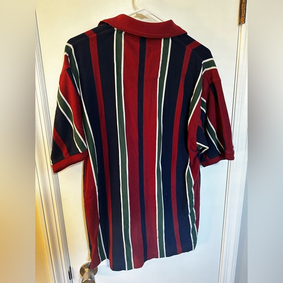Crocodile International Vintage Men’s Striped Polo - Size XL - Picture 3 of 3